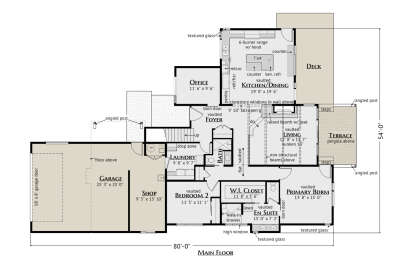 Main Floor for House Plan #5460-00012