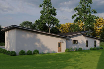 Contemporary House Plan #8318-00435 Elevation Photo