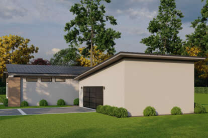 Contemporary House Plan #8318-00435 Elevation Photo
