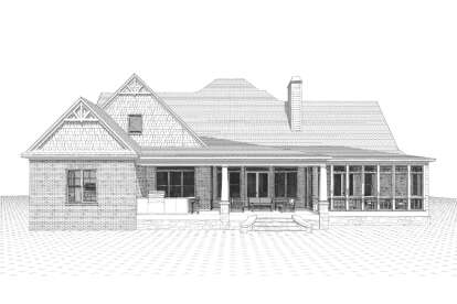 Craftsman House Plan #1070-00367 Elevation Photo