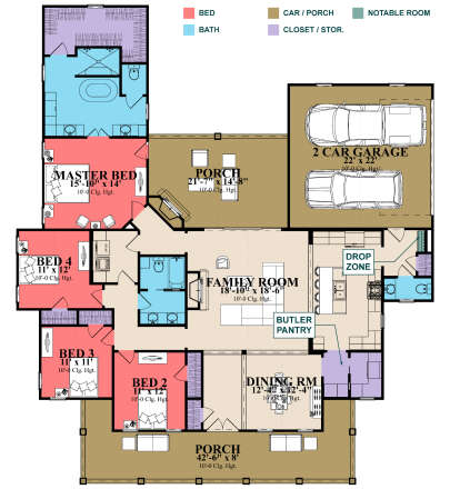 Main Floor for House Plan #1070-00368