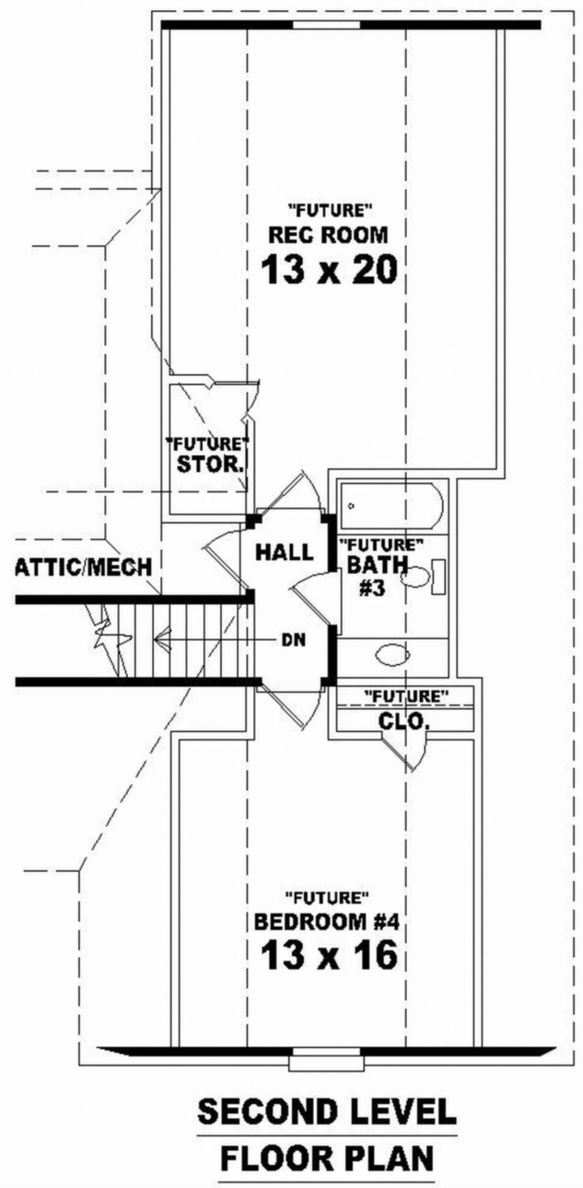 Floorplan 2 for House Plan #053-00450