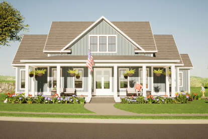 Modern Farmhouse House Plan #1070-00369 Elevation Photo