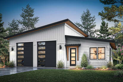 Barn House Plan #2464-00187 Elevation Photo