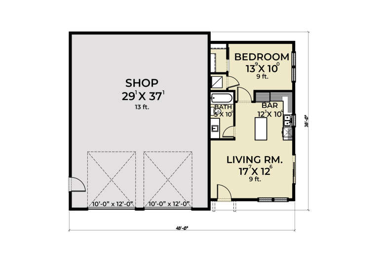 House Plan House Plan #33961 Drawing 1