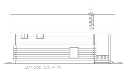 Log House Plan #039-00806 Elevation Photo
