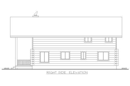 Log House Plan #039-00806 Elevation Photo