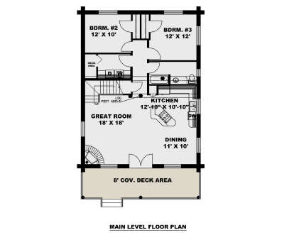 Main Floor for House Plan #039-00806