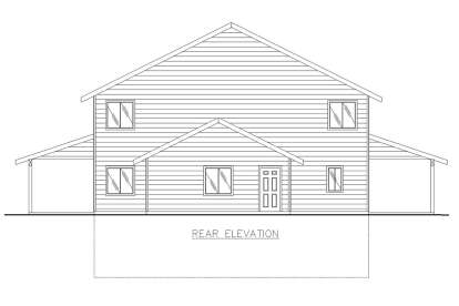 Barn House Plan #039-00807 Elevation Photo