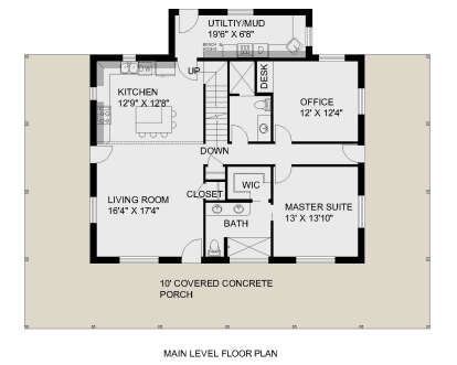 Main Floor for House Plan #039-00807