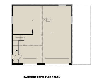 Garage Floor/Basement for House Plan #039-00808