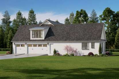 Modern Farmhouse House Plan #041-00404 Elevation Photo