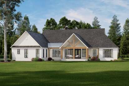 Modern Farmhouse House Plan #041-00404 Elevation Photo
