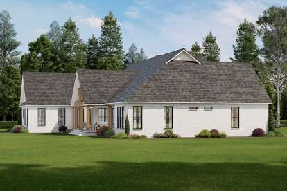 Modern Farmhouse House Plan #041-00404 Elevation Photo