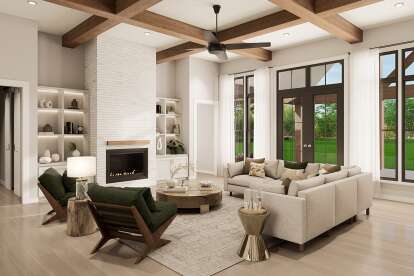 Modern Farmhouse House Plan #041-00404 Additional Photo