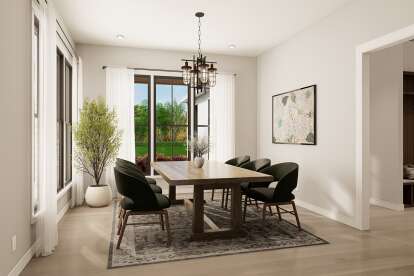 Modern Farmhouse House Plan #041-00404 Additional Photo