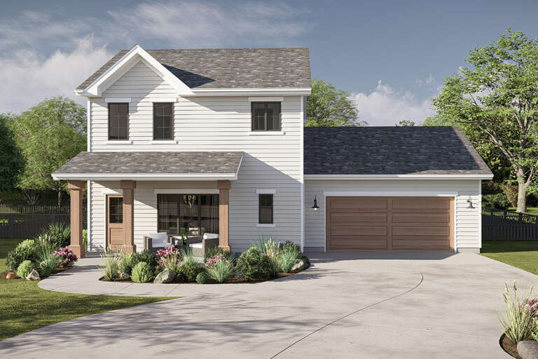 House Plan House Plan #33973 Front Elevation 