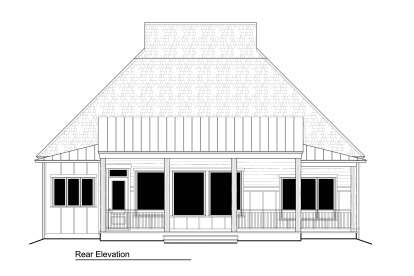 Modern Transitional House Plan #5995-00046 Elevation Photo