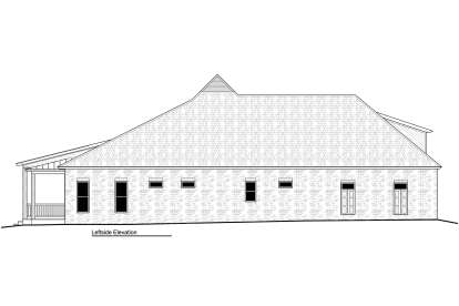 Modern Transitional House Plan #5995-00046 Elevation Photo