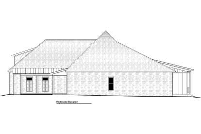 Modern Transitional House Plan #5995-00046 Elevation Photo