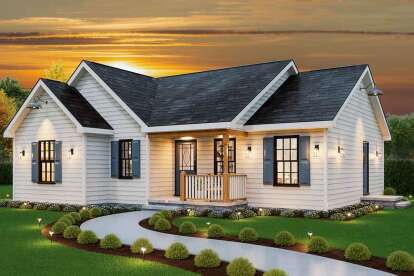 Country House Plan #699-00451 Elevation Photo