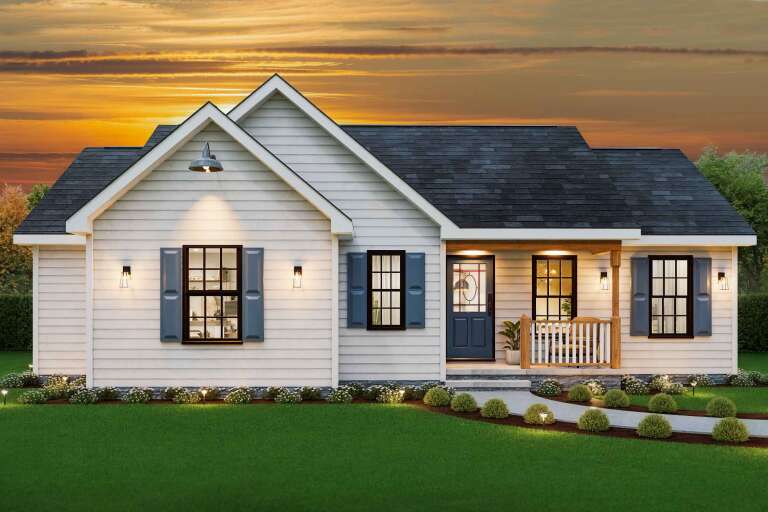 House Plan House Plan #33975 Front Elevation 