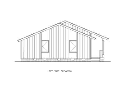 Lake Front House Plan #699-00452 Elevation Photo
