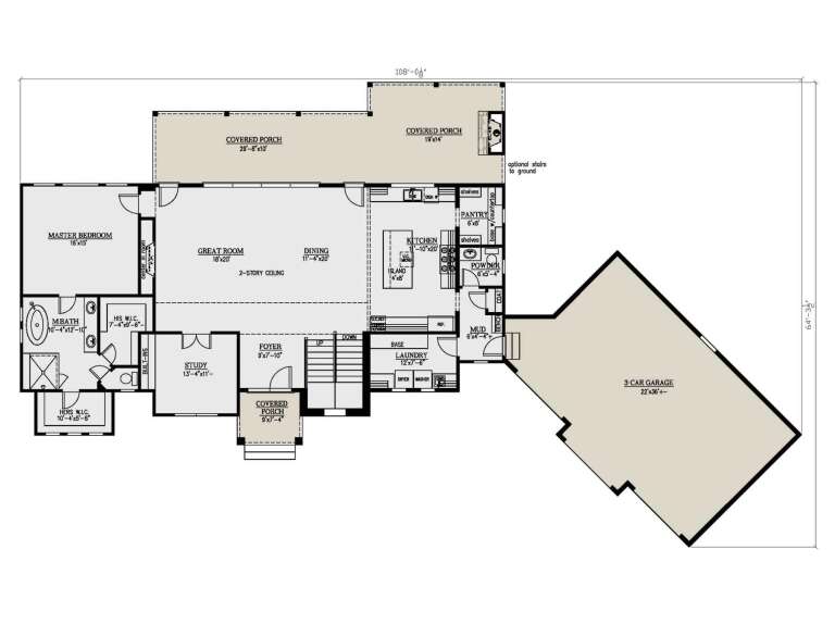 House Plan House Plan #33977 Drawing 1