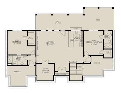 Basement for House Plan #286-00122