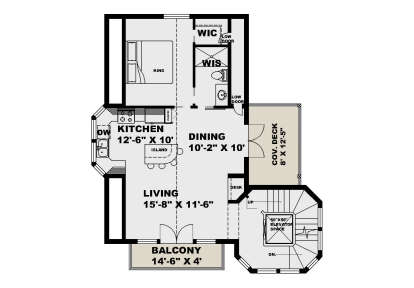 Main Floor for House Plan #039-00811