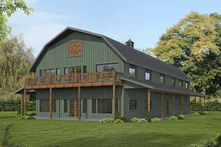 House Plan House Plan #33979 Angled Front Elevation