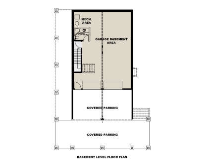 Garage Floor/Basement for House Plan #039-00813