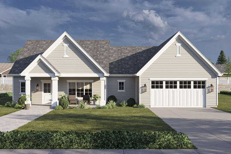 House Plan House Plan #33981 Front Elevation 