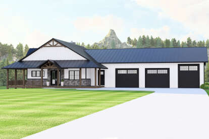 Barn House Plan #5032-00375 Elevation Photo