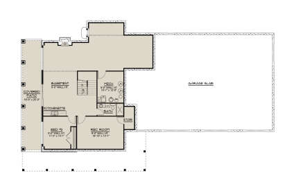 Basement for House Plan #5032-00375