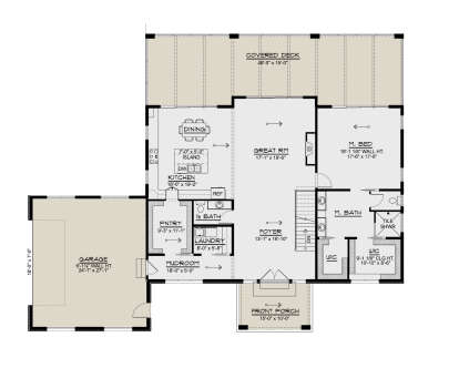 Main Floor for House Plan #5032-00376