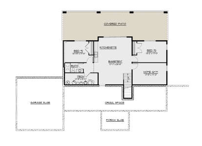 Basement for House Plan #5032-00376