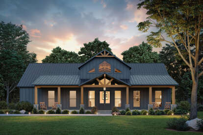 Barn House Plan #4534-00145 Elevation Photo