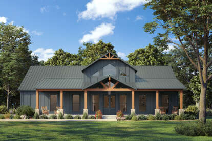 Barn House Plan #4534-00145 Elevation Photo