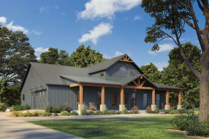 Barn House Plan #4534-00145 Elevation Photo