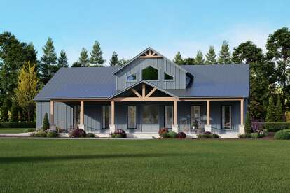 Barn House Plan #4534-00145 Elevation Photo