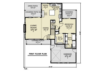 Main Floor for House Plan #2464-00190