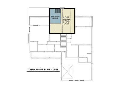 Loft for House Plan #2464-00190