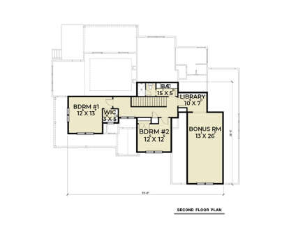 Second Floor for House Plan #2464-00191