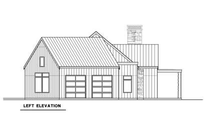 Modern Transitional House Plan #2464-00192 Elevation Photo