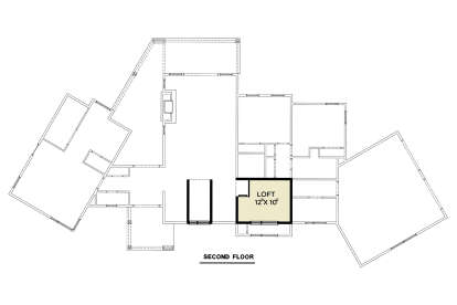 Loft for House Plan #2464-00192