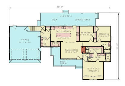 Main Floor for House Plan #699-00454