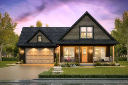 Modern Farmhouse House Plan #699-00455 Elevation Photo