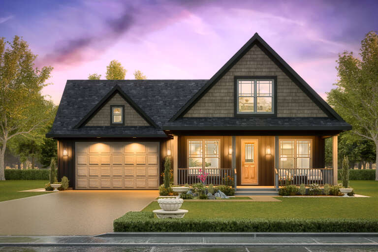 House Plan House Plan #33994 Front Elevation 