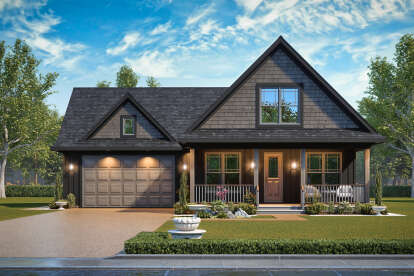 Modern Farmhouse House Plan #699-00455 Elevation Photo